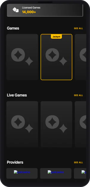 justcasino.com in der mobilen Version
